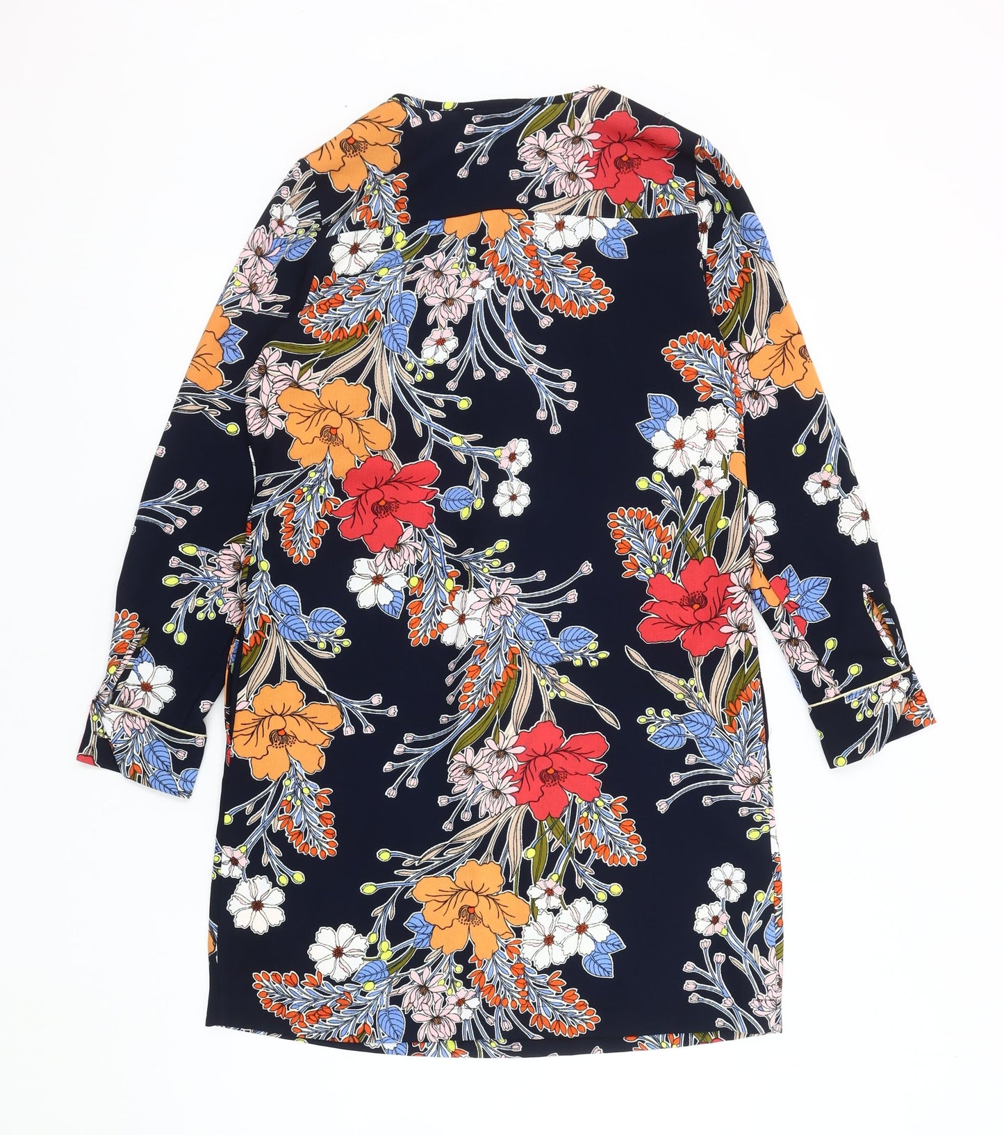 Next Women's Multicoloured Floral Shift Dress, Size 8