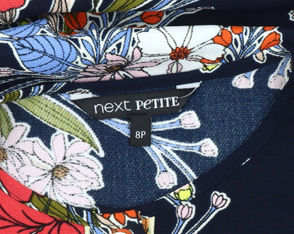 Next Women's Multicoloured Floral Shift Dress, Size 8