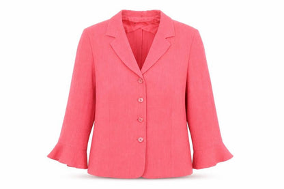Womens UK Size 14 Gold by Michael H  Pink Suit Jacket
