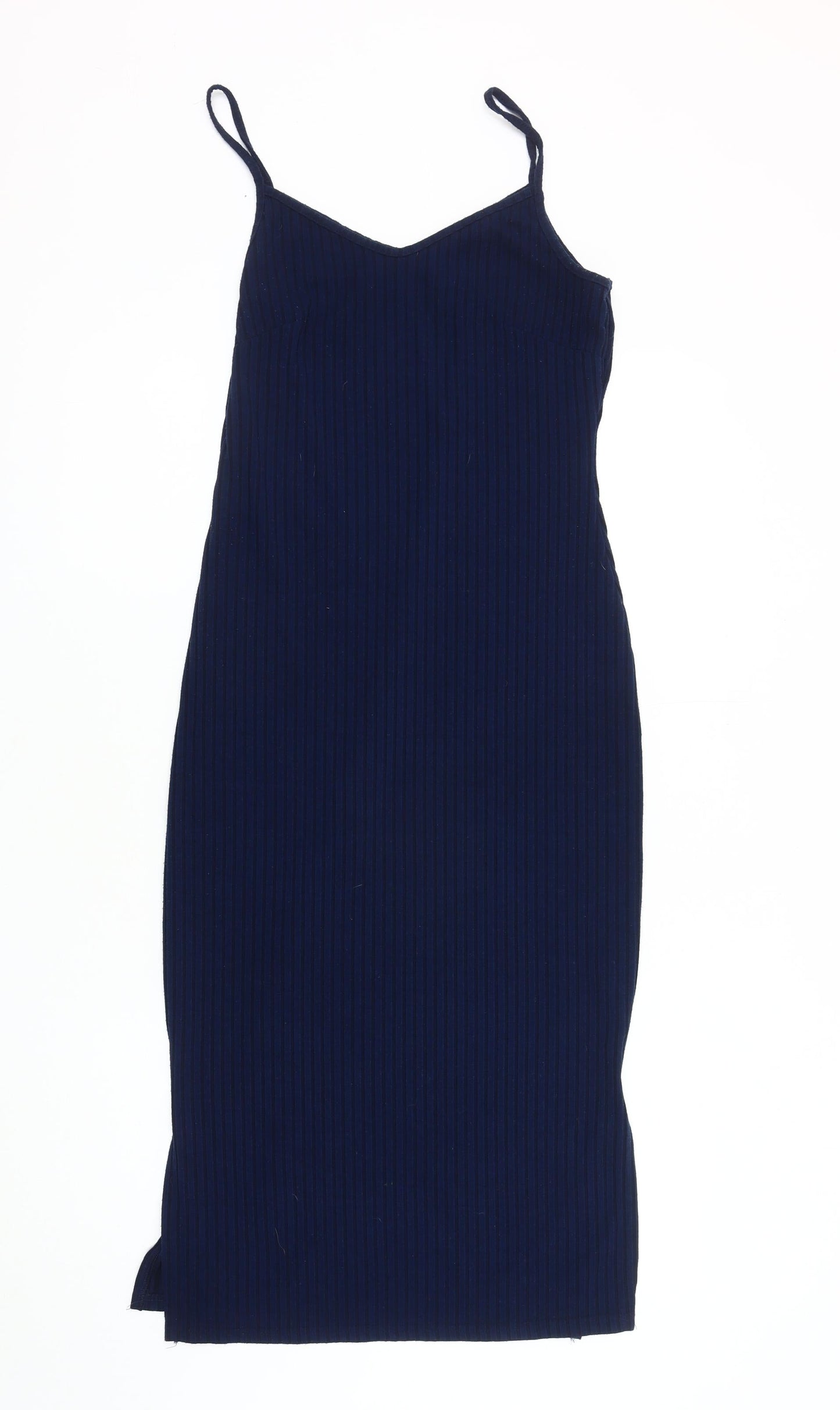 Apricot Women's Navy Blue Slip Dress Size 10 Sleeveless