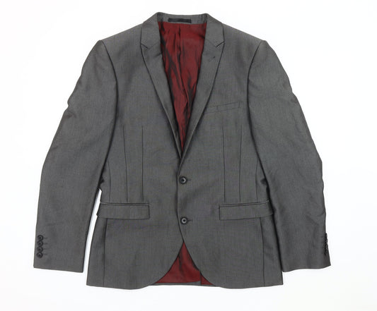 Mens UK Size 38 NEXT Regular Grey Suit Jacket