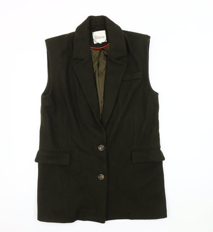 My Essential Wardrobe Women's Green Waistcoat Size 8