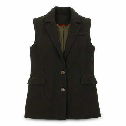 My Essential Wardrobe Women's Green Waistcoat Size 8