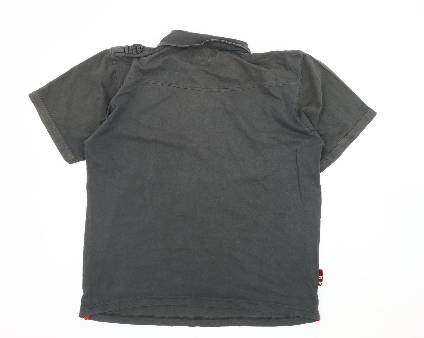 Airwalk Men's Black Polo, XL, Skateboarding Casual