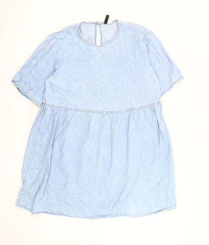 Divided Women's Blue Shift Dress Size 8
