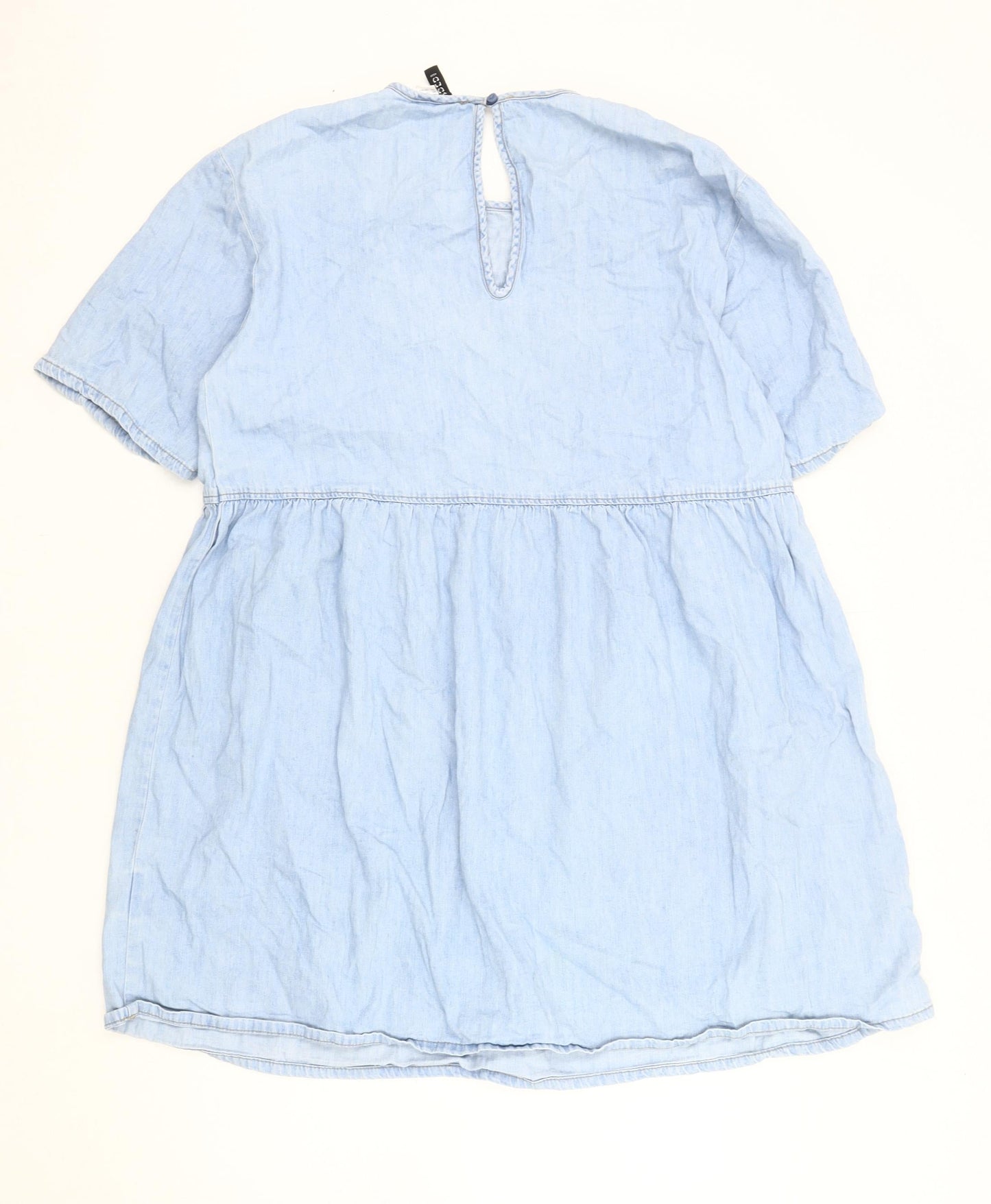 Divided Women's Blue Shift Dress Size 8