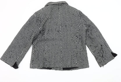 Womens UK Size 14 Joanna Hope Black Basic Jacket