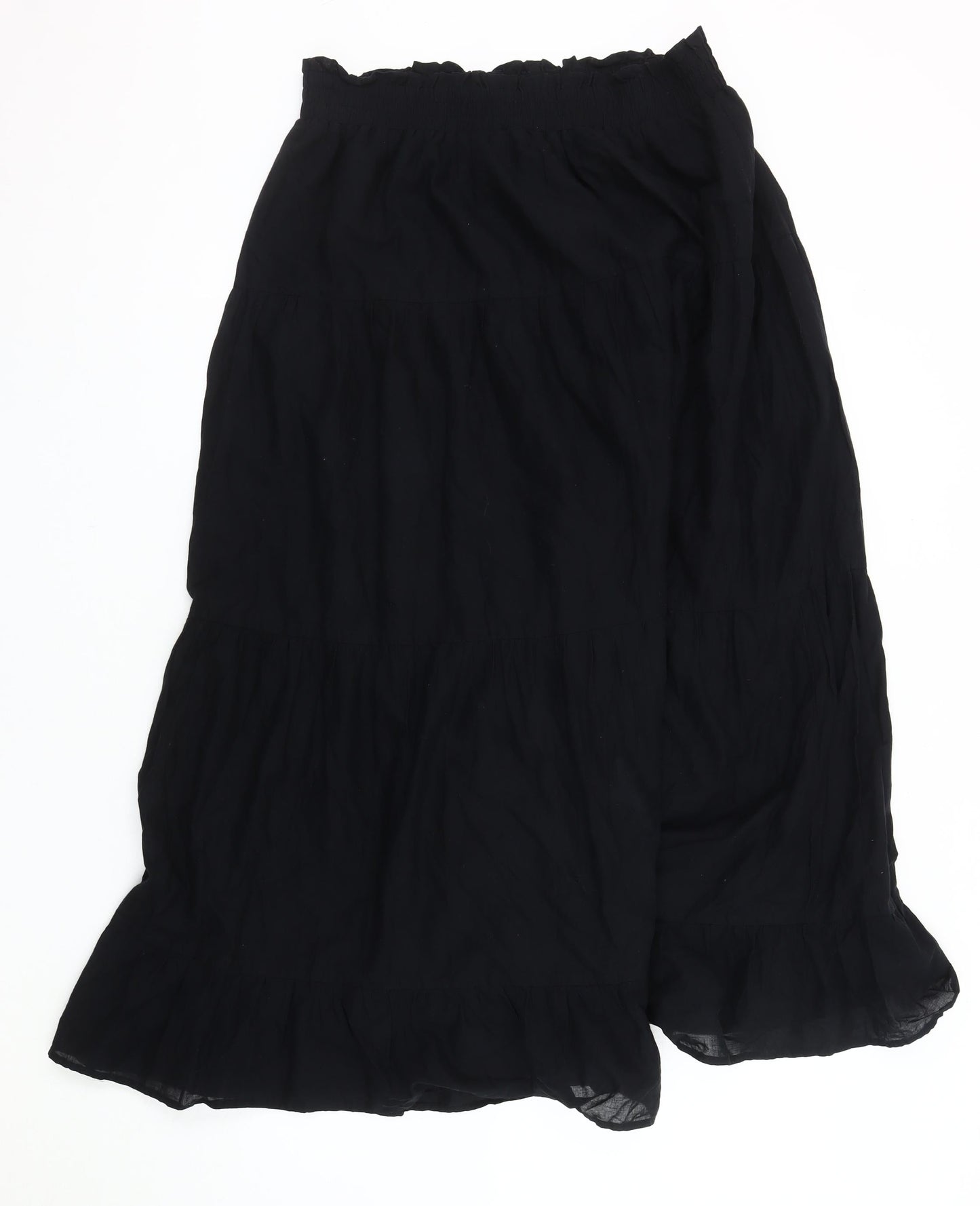 Marks and Spencer Women’s Black Long Peasant Skirt