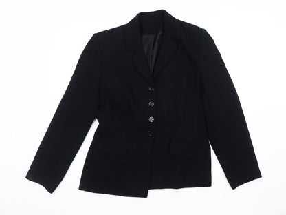 Womens UK Size 12 Richards Regular Black Blazer