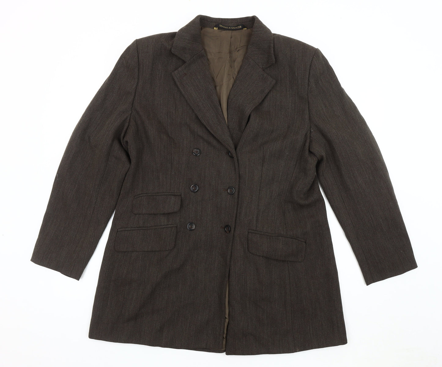 Womens UK Size 18 Marks and Spencer Brown Classic