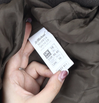Womens UK Size 18 Marks and Spencer Brown Classic