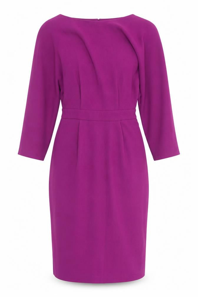 ASOS Women’s Purple Sheath Dress, Size 8, Belted, Classic Style