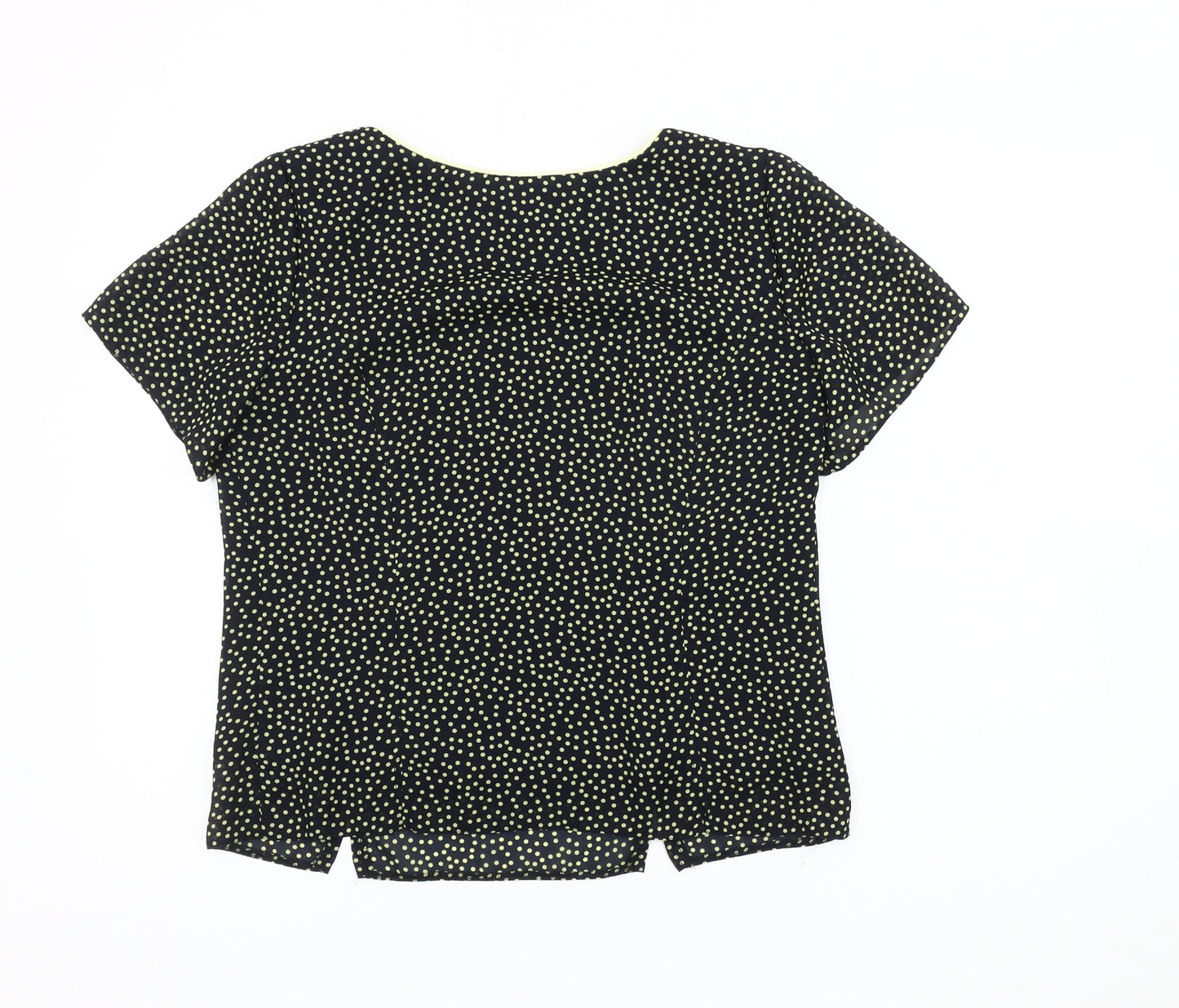 Womens UK Size 12 Roman Originals Black Basic Blouse