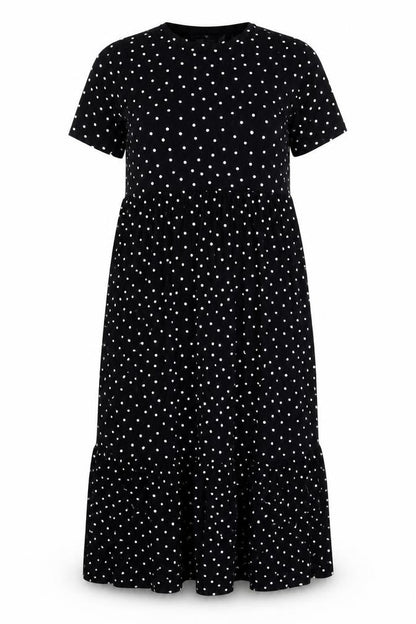Marks and Spencer Women's Black Midi A-Line Dress