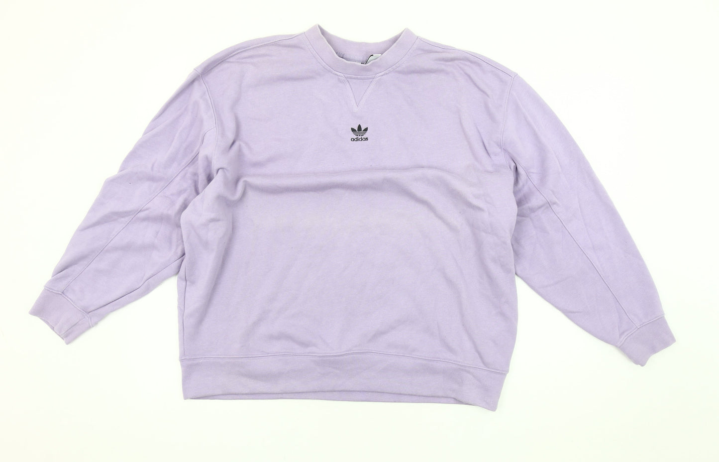 Adidas Women’s Purple Sweatshirt, Size 8, Pullover Style