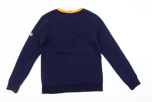 Superdry Women's Blue Sweatshirt, Size 6, Casual Autumn Wear