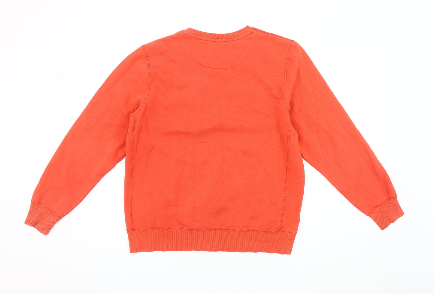 Nike Boys Orange Logo Sweatshirt XL Pullover Casual