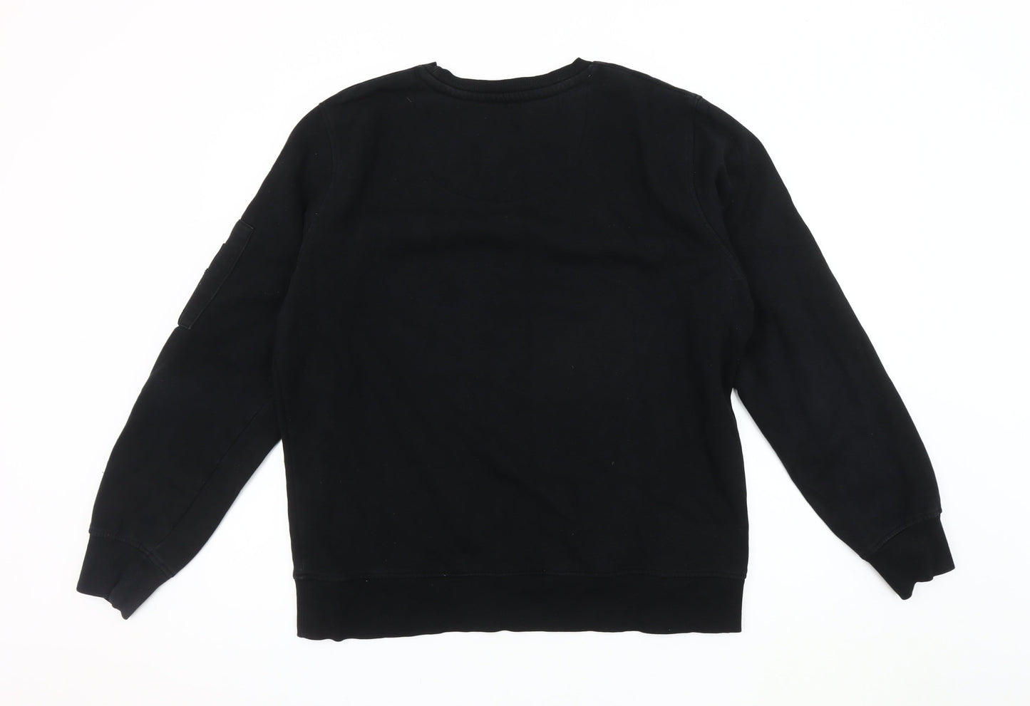 Mens UK Size XL Brave Soul Black Pullover Sweatshirt