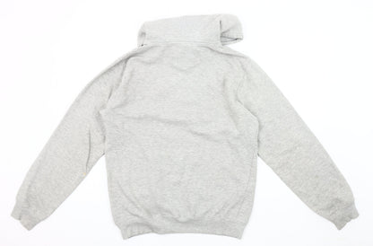 Unisex Adults UK Size M Hard Rock Cafe Grey Pullover Hoodie