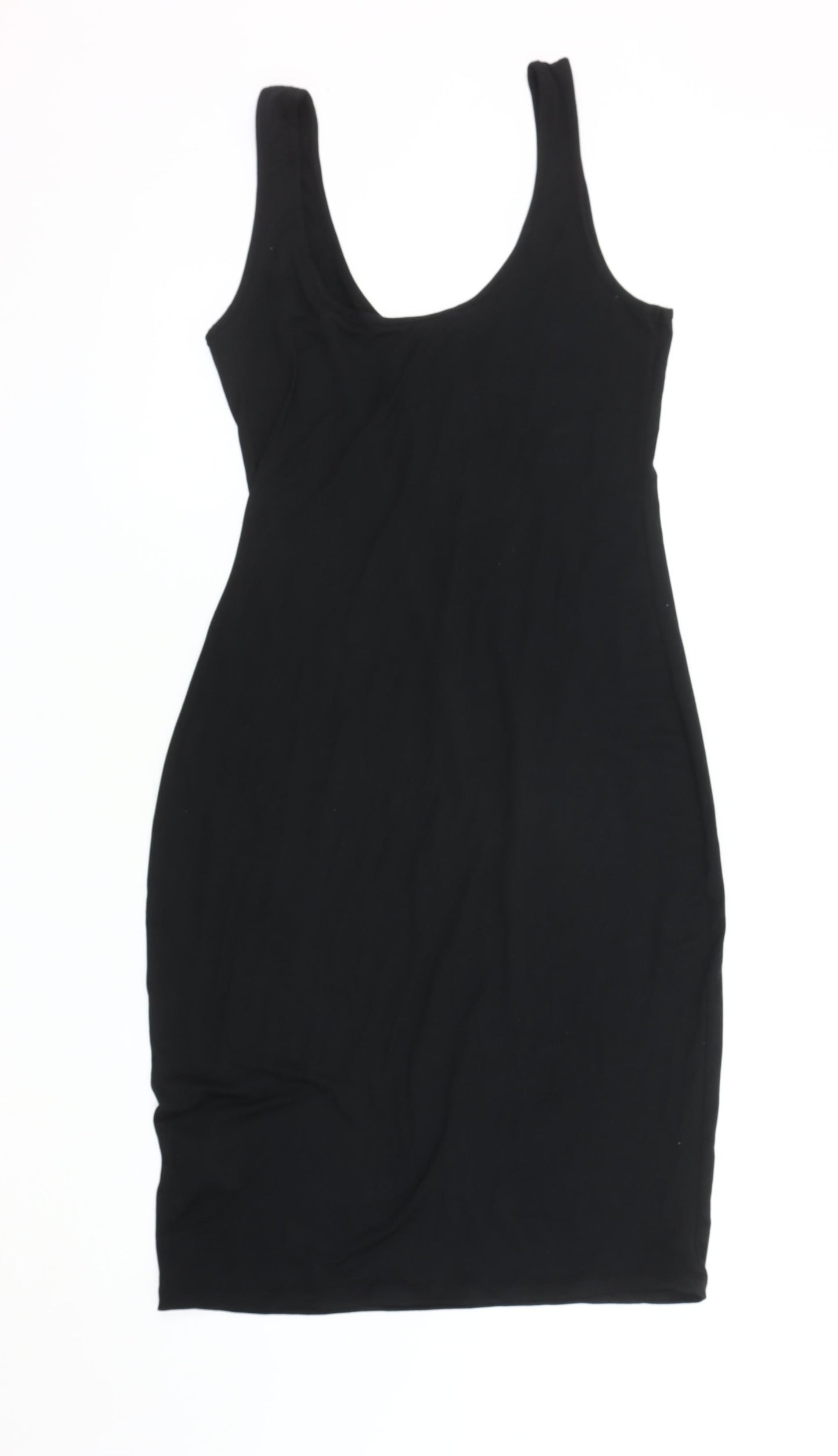 Brave Soul Women's Black Bodycon Midi Dress Size 10