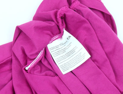Womens UK Size L C&A Pink Basic Tank
