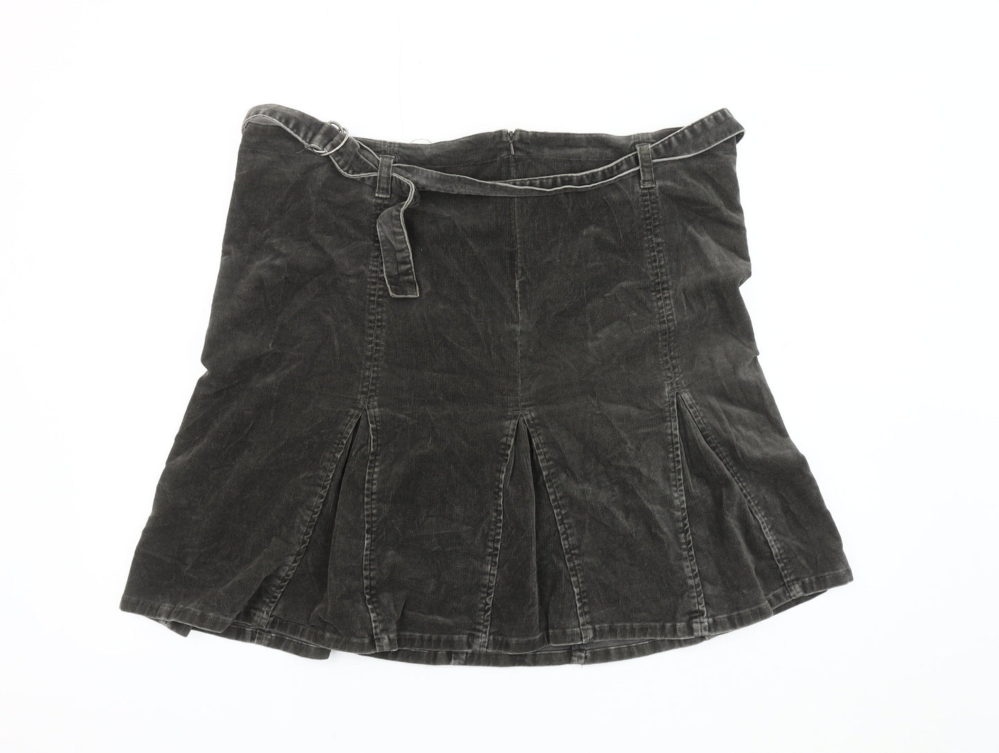 Miss Selfridge Women's Black Pleated Skirt Size 16