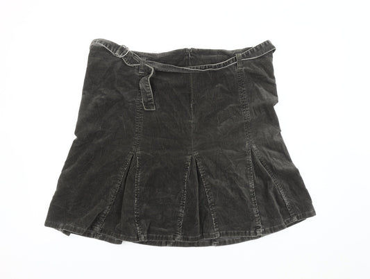 Miss Selfridge Women's Black Pleated Skirt Size 16