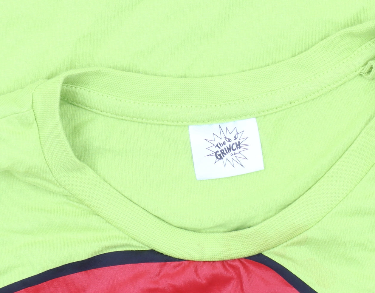 The Grinch Christmas Pyjama Top Green L