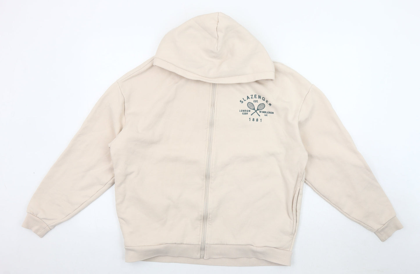 Womens UK Size 10 Slazenger Beige Basic Jacket