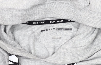Mens UK Size S DKNY Grey Pullover Hoodie