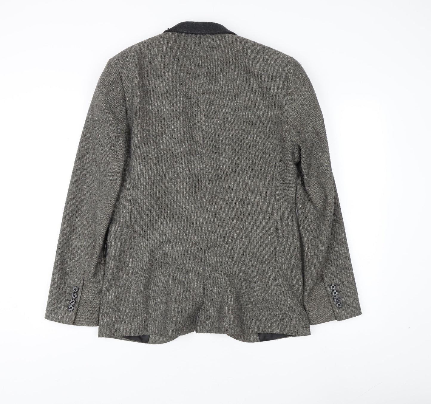 Mens UK Size 36 Topman Regular Grey Suit Jacket