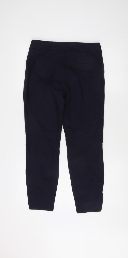 Womens UK Size 10 Et Vous Regular Fit Cropped Black Trousers