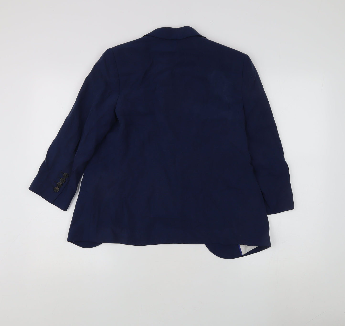 Zara Basic Women's Blue Blazer, Size S, Regular Fit