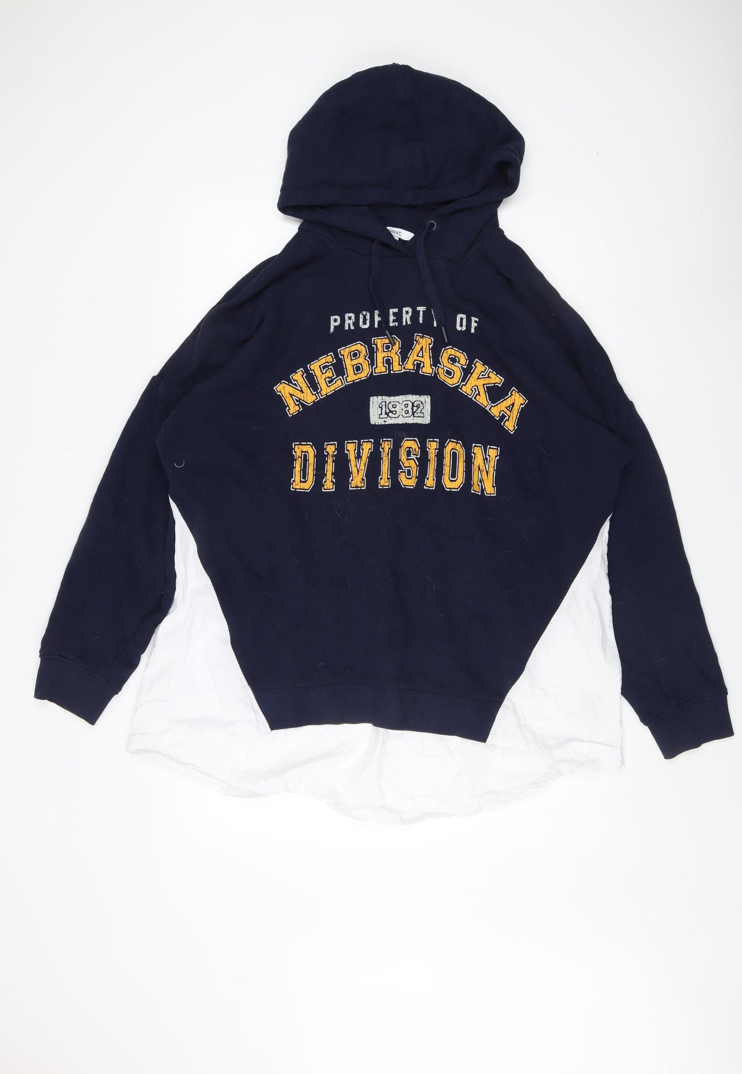 Mens UK Size XL NEXT Blue Pullover Hoodie