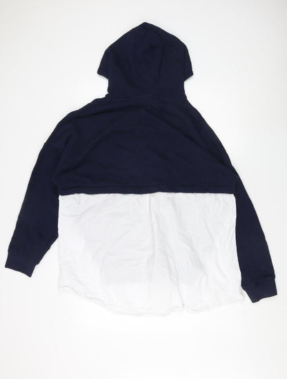 Mens UK Size XL NEXT Blue Pullover Hoodie