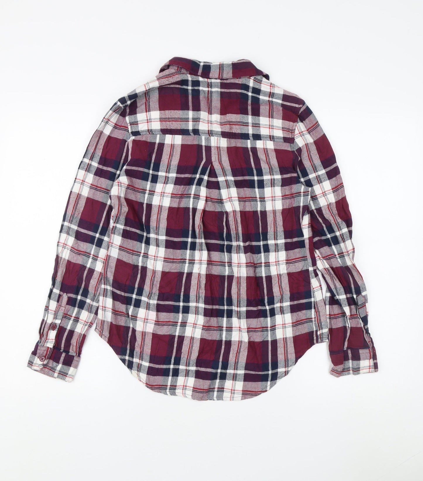 Joe Boxer Women's Multicoloured Plaid Button-Up Shirt M