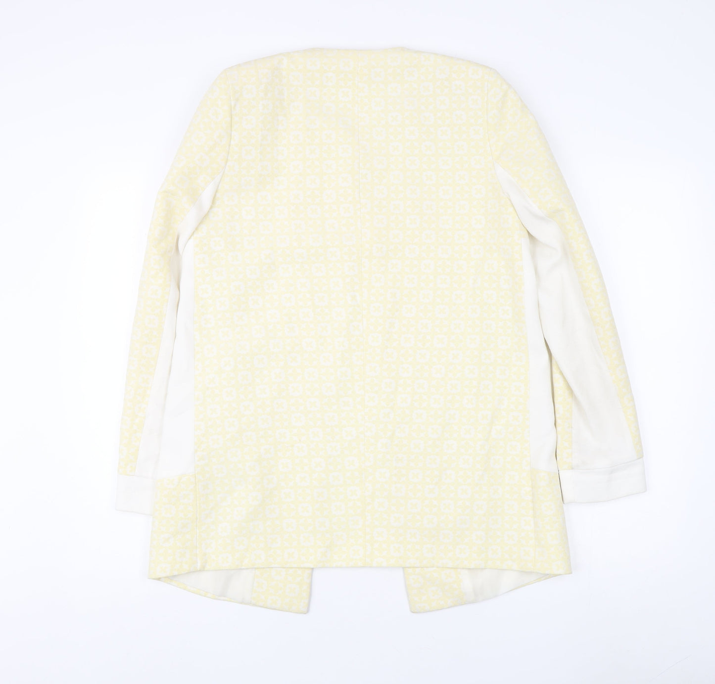 Milla Women Ivory Long Jacket Size 8