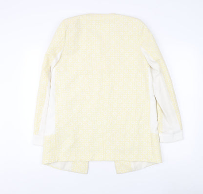 Milla Women Ivory Long Jacket Size 8