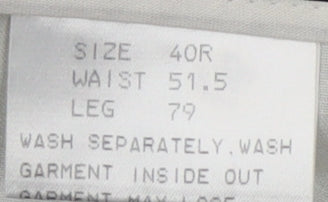 Linea Men's Black 40R Regular Trousers