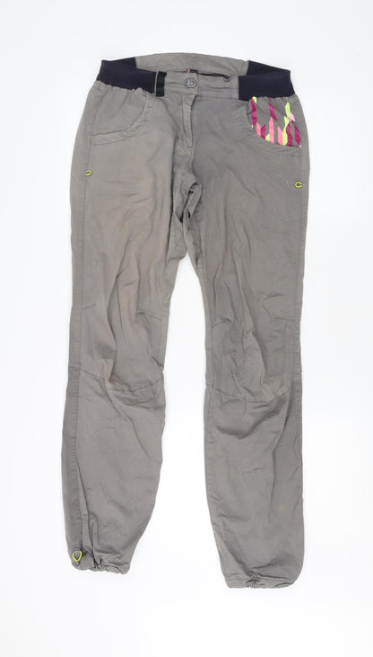 Heart of Stone Grey Women's Trousers, Size 10