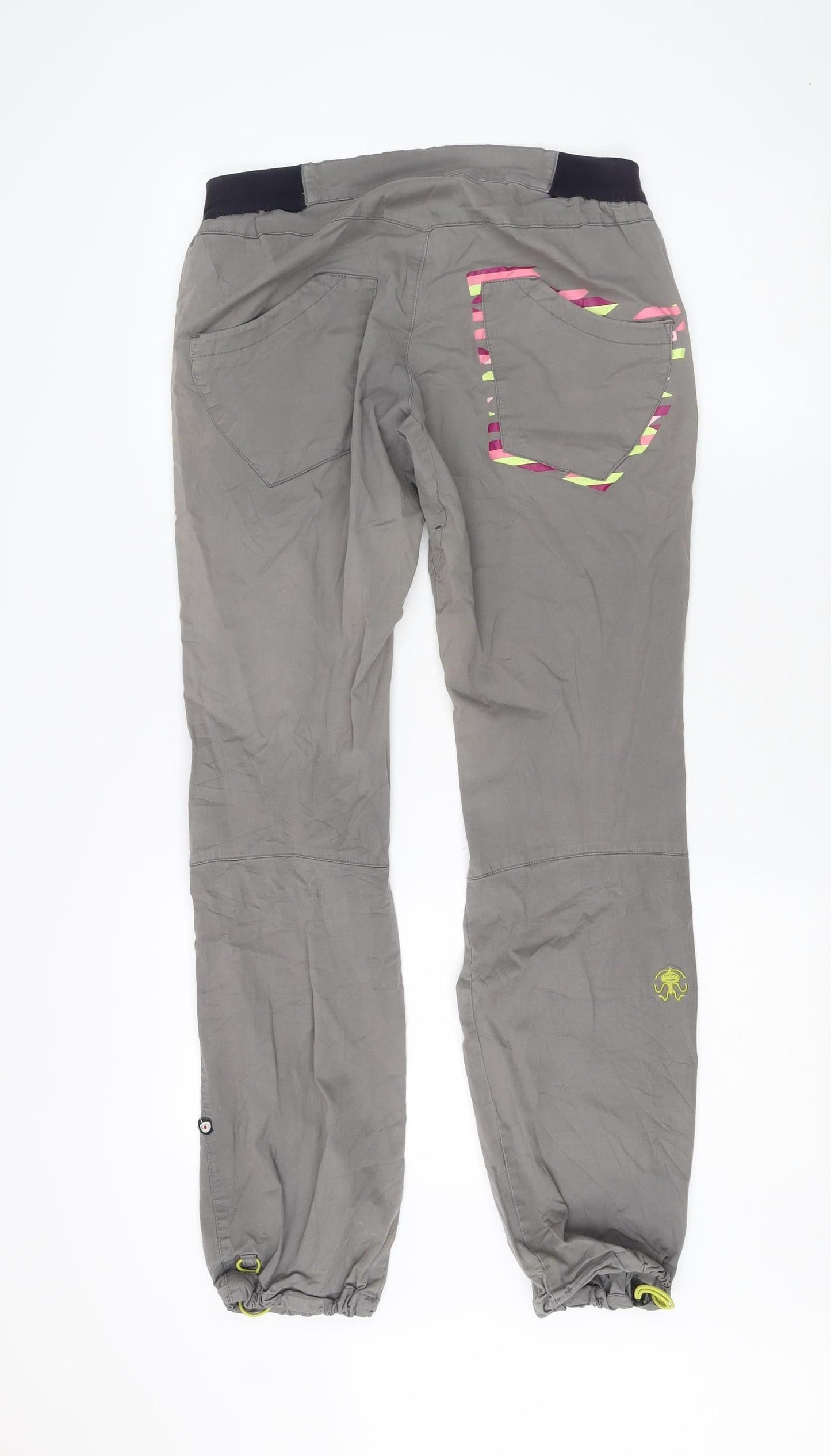 Heart of Stone Grey Women's Trousers, Size 10