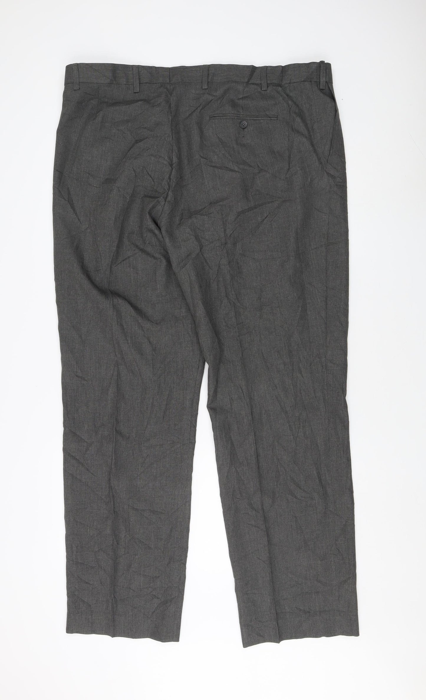 Marks and Spencer Men's Grey Trousers, Size 42
