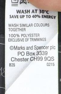 Marks and Spencer Men's Grey Trousers, Size 42