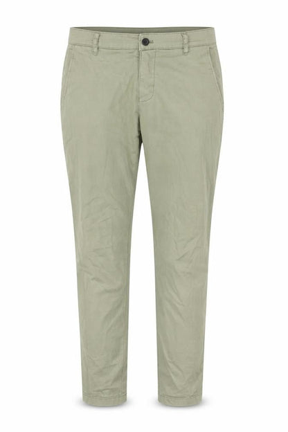 Womens UK Size 12 Zara Regular Fit Chino Green Trousers