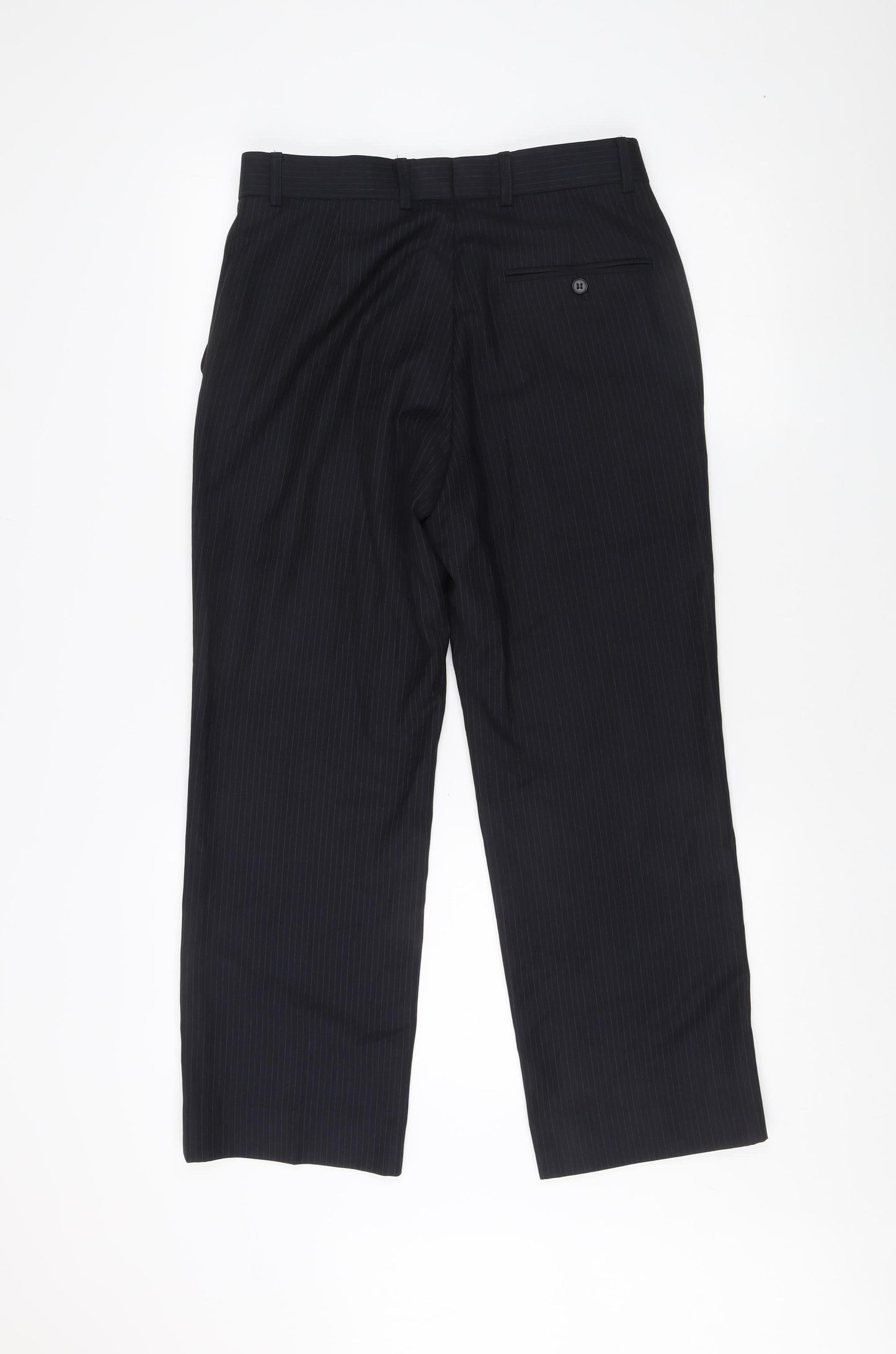 STVDIO Men's Black Dress Pants 30in Waist Formal Trousers