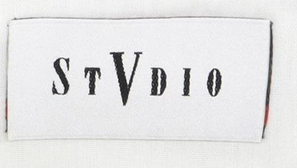 STVDIO Men's Black Dress Pants 30in Waist Formal Trousers