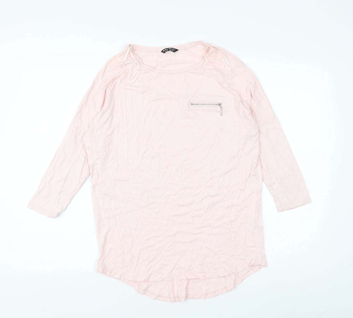 Womens UK Size 10 Select Pink Tunic T-Shirt