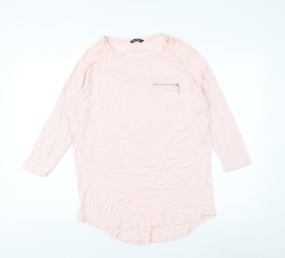 Womens UK Size 10 Select Pink Tunic T-Shirt