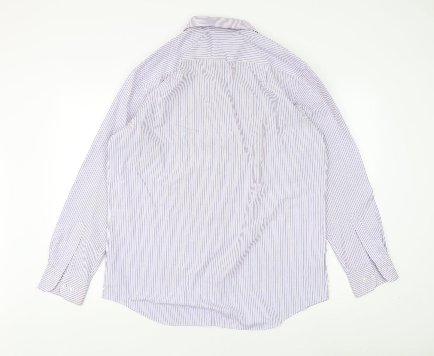 Mens UK Collar Size 16 Marks and Spencer Smart Multicoloured  Dress Shirt