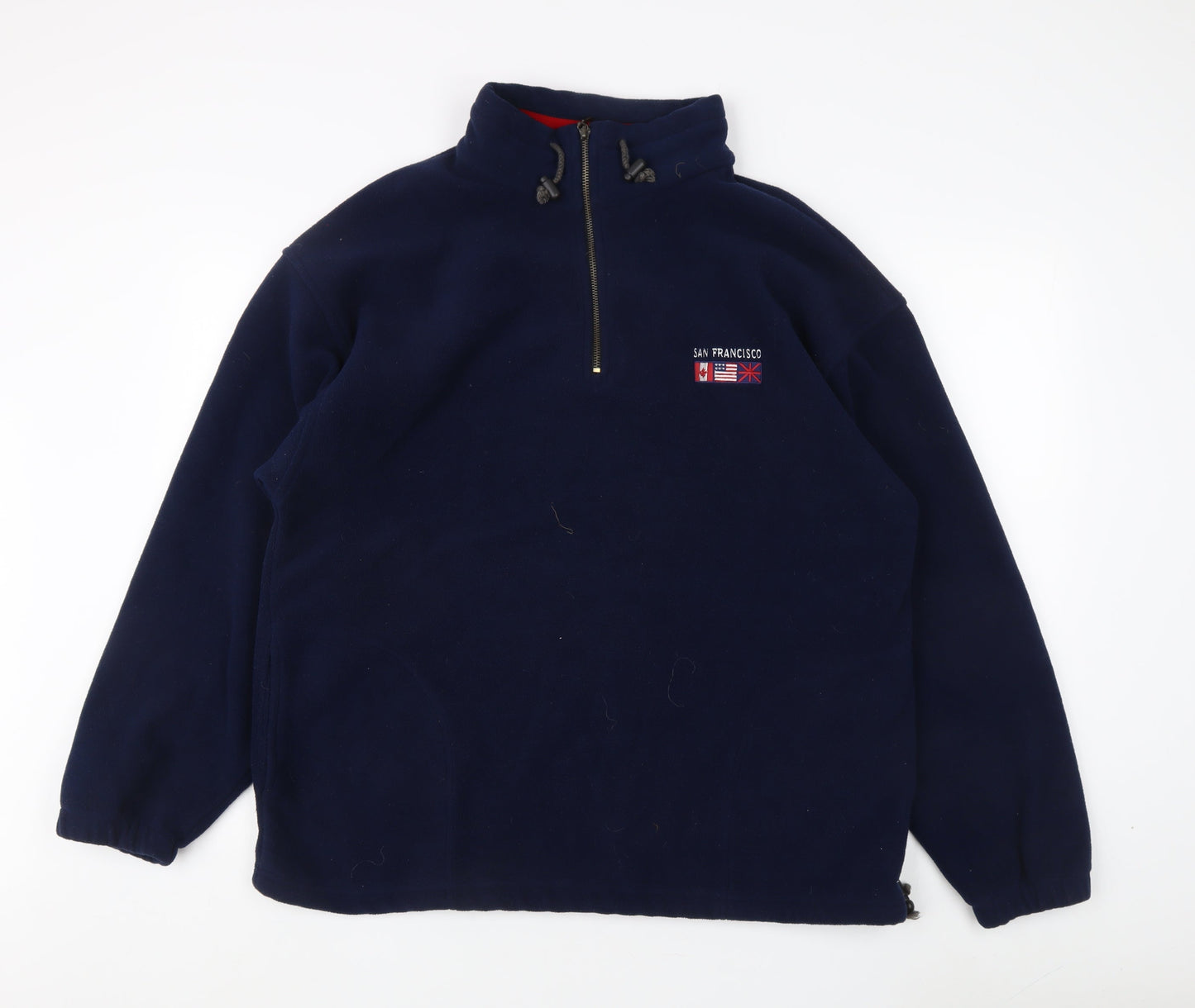 J. America Men's Blue XL Fleece Sweatshirt